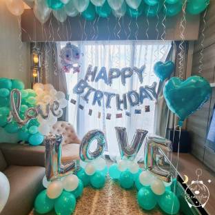 Romantic Birthday Balloon Set-up